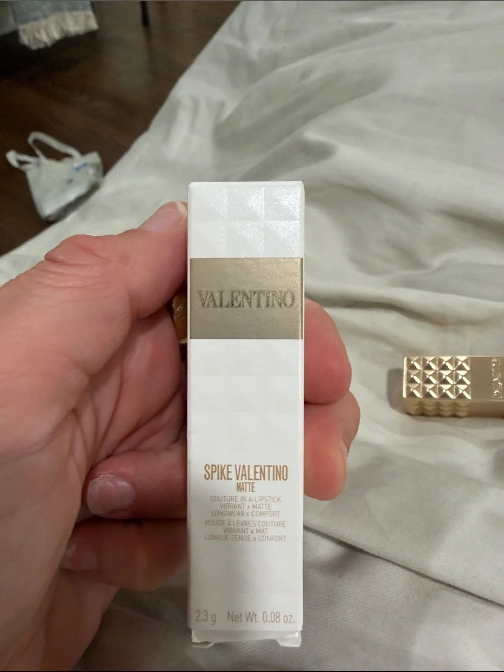 Valentino Spike Matte Lipstick - Fire Red